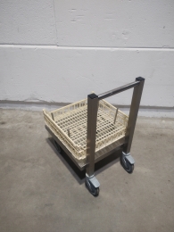 Cart for dishwasher baskets